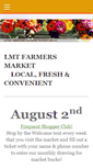 Mobile Screenshot of lmtfarmersmarket.com